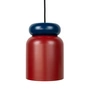 Studio Zondag - Cloche Hanglamp, mat marineblauw / bordeauxrood