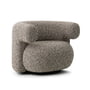 Normann Copenhagen - Burra Lounge Chair met omkeerfunctie, bruin (Nul 0110)