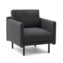 Normann Copenhagen - Rar Fauteuil, zwart / Re-Born donkergrijs