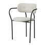 Gubi - Coco Dining Fauteuil volledig gestoffeerd, mat zwart / Eero Special (106)