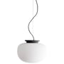 Frandsen - Supernate Hanglamp, Ø 38 x 29 H cm, opaal wit / zwart