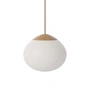 Bolia - Acorn Hanglamp Ø 21 cm, geolied eiken / mat opaal glas