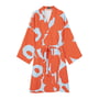 Marimekko - Unikko badjas, L, lichtblauw/oranje
