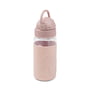 Done by Deer - Easy-grip Drinkfles met rietje, Elphee, roze