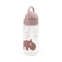 Done by Deer - Drinkfles met rietje, 0,35 l Ozzo, roze