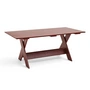 HAY - Crate Dining Table, L 180 cm, ijzerrood
