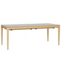 Umage - Heart'n'Soul Eettafel, 90 x 200 cm, eiken / wolkengrijs
