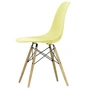 Vitra - Eames Plastic Side Chair DSW RE, ash honingkleurig / citron (viltglijders basic donker)
