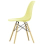 Vitra - Eames Plastic Side Chair DSW RE, esdoorn geelachtig / citroen (vilt glijdt basis donker)