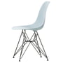 Vitra - Eames Plastic Side Chair DSR RE, basic dark / ijsgrijs (viltglijders basic dark)