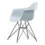 Vitra Eames Plastic Armchair DAR - RE, basic dark / ijsgrijs (viltglijders basic dark)