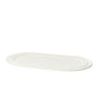 Broste Copenhagen - Stevns Bord, ovaal 27,5 x 14,5 cm, krijt wit