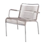 Fiam - Mya Spaghetti Loungestoel, aluminium / taupe
