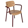 Fermob - Studie Outdoor fauteuil, eiken / black cherry