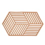 Zone Denmark - Hexagon Onderzetter groot, licht terracotta