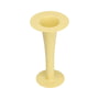 Design Letters - Trumpet - 2 in 1 Vaas & Kaarshouder, H 24 cm, geel