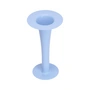 Design Letters - Trumpet - 2 in 1 Vaas & Kaarshouder, H 24 cm, lichtblauw