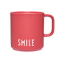 Design Letters - AJ Favourite Porseleinen mok met handvat, Smile / verschoten roos