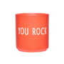 Design Letters - AJ Favourite Porseleinen mok, You Rock / rood