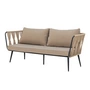 Bloomingville - Pavone Outdoor Sofa, bruin / beige