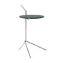 & Tradition - Halten Side Table SH9, Verde Guatemala / gepolijst roestvrij staal