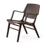 & Tradition - AX Lounge Chair met armleuningen HM11, donker gebeitst eiken