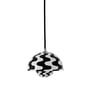 & Tradition - FlowerPot Hanglamp VP10, zwart / wit