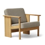 Form & Refine - Block Loungestoel, eiken geolied / bruin 227 (Hallingdal 65)