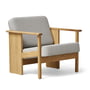 Form & Refine - Block Loungestoel, geolied eiken/grijs (Gabriel Grain)