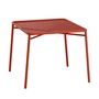 OUT Objekte unserer Tage - Ivy Garden eettafel, 90 x 90 cm, sienna rood