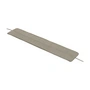 Muuto - Zitkussen voor Linear Steel bank, L 170 cm, lichtgrijs