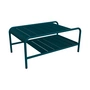 Fermob - Luxembourg lage tafel, 90 x 55 cm, acapulco blauw
