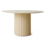 HKliving - Pillar Eettafel rond, Ø 140 cm, crème