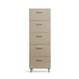 String - Relief Commode met poten, hoog, 41 x 41 x 115 cm, beige