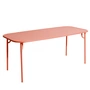 Petite Friture - Week-End tafel, 180 x 85 cm, koraal
