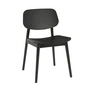 Studio Zondag - Baas Dining Chair Massief en fineer, zwart eiken