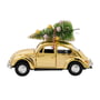 House Doctor Xmas Cars - Decoratieve auto's, 12,5 cm, goud