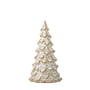 Bloomingville - Auden decoratieve dennenboom, h 14 cm, wit