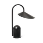 Ferm Living - Arum Oplaadbare LED tafellamp, zwart