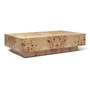 Ferm Living - Burl salontafel, 117 x 70 cm, naturel