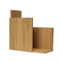 ferm Living - Stagger wandplank, 30 x 30 cm, geolied eiken