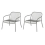Blomus - Yua Wire Outdoor Loungestoel, granietgrijs (set van 2)