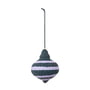 Broste Copenhagen - Pulp Spinning Top decoratieve hanger, Ø 7,5 x H 9 cm, orchidee lichtpaars