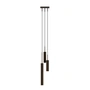 Audo - Tubulaire 3 Hanglamp, bronskleurig messing