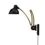 Fritz Hansen - KAISER idell 6559-W Wandlamp, messing / zwart