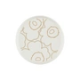 Marimekko - Oiva Piirto Unikko bord, Ø 13,5 cm, wit/goud