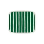 Marimekko - Oiva Piccolo bord, 15 x 12 cm, wit / groen