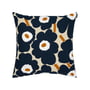 Marimekko - Pieni Unikko Kussenhoes, 50 x 50 cm, bruin / houtskool / baksteen / wit