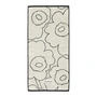Marimekko - Piirto Unikko handdoek, 50 x 100 cm, ivoor / zwart