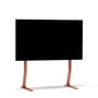 Pedestal - Bendy Tall TV-standaard, 40 - 70 inch, stoffig roze